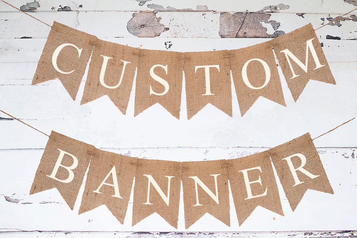 Custom Banner Personalized Banner Design Your Own Banner Etsy