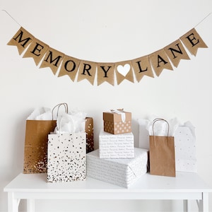 Memory Lane | Graduation Decorations | Retirement Party Themes | Family Reunion Decorations | Engagement Backdrop | Anniversary Banner
