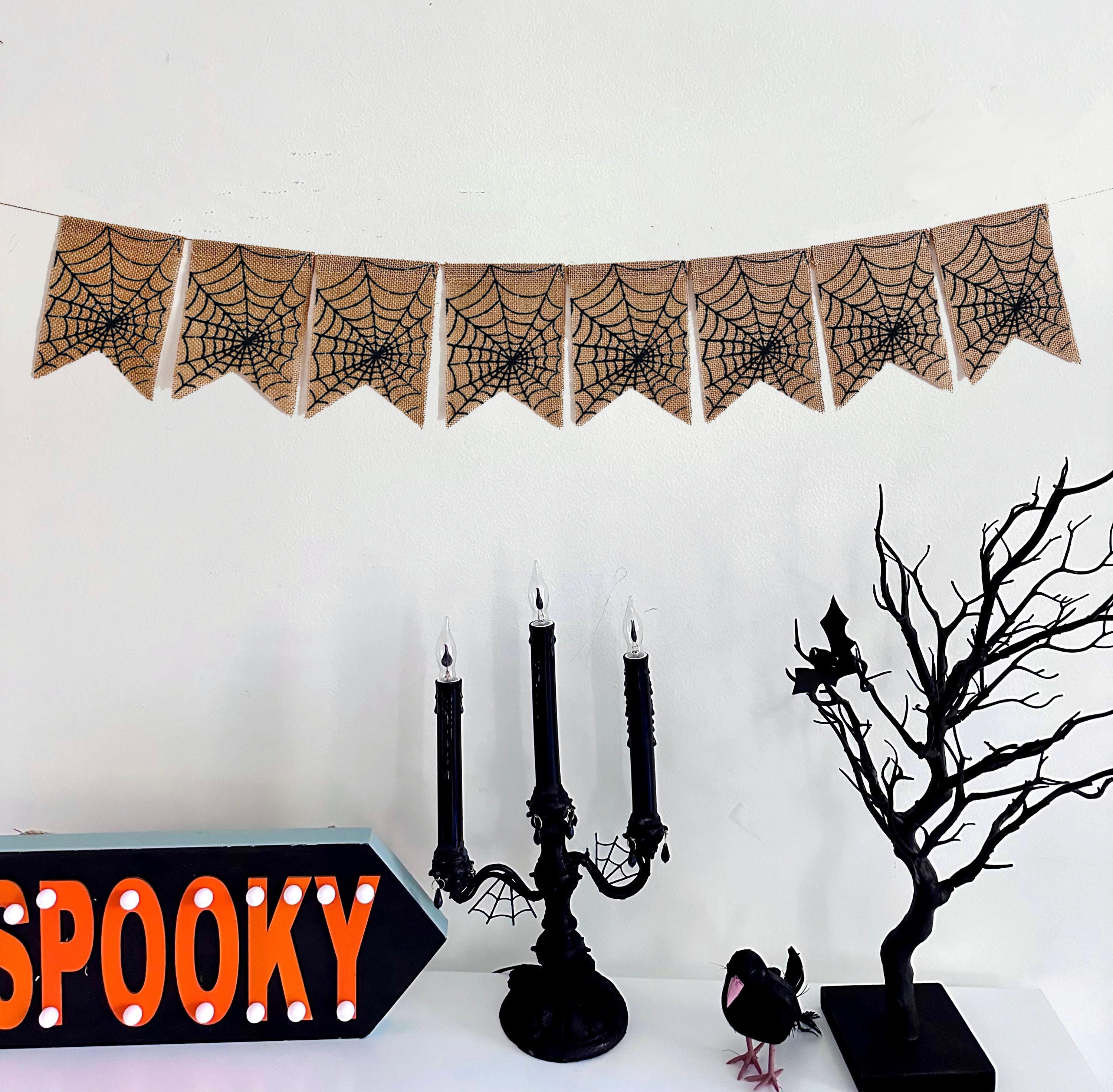 5 Décorations Halloween Vampire Et Sorcière à Suspendre En Nid D