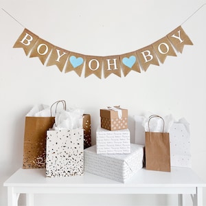 Baby-Dusche-Dekorationen Gender Reveal Dekorationen | Baby-Dusche-Kulisse | Gender Reveal Banner | Junge Kinderzimmer Dekor