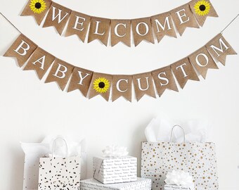Baby Shower Decorations | Sunflower Party Decorations | Boho Baby Shower | Sunflower Banner | Gender Reveal Party | Sunflower Theme