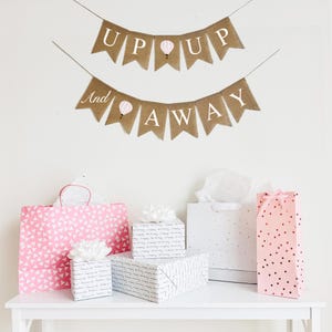Hot Air Balloon Party Decorations | Baby Shower Decorations | Up Up and Away Baby Shower | Adventure Awaits Party | It&#39;s A Girl
