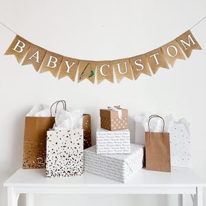 Baby Shower Decorations, Fishing Baby Shower, Boy Gender Reveal, Fish Party Decorations, Custom Banners, Burlap Banner