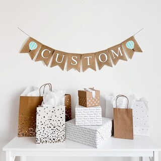 Boho Striscione Con Nappe E Farfalle Per Seggiolone | Decorazione 1° Compleanno E Baby Shower