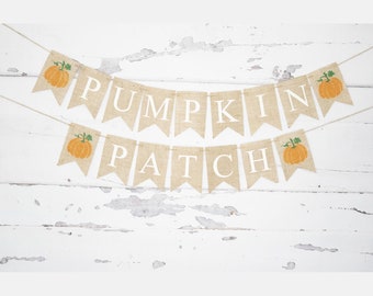 Pumpkin Decor, Pumpkin Patch Banner,Fall Theme Banner,Fall Seasonal Decor, Pumpkin Banner, Fall Decorations, Thanksgiving Decor, B1031