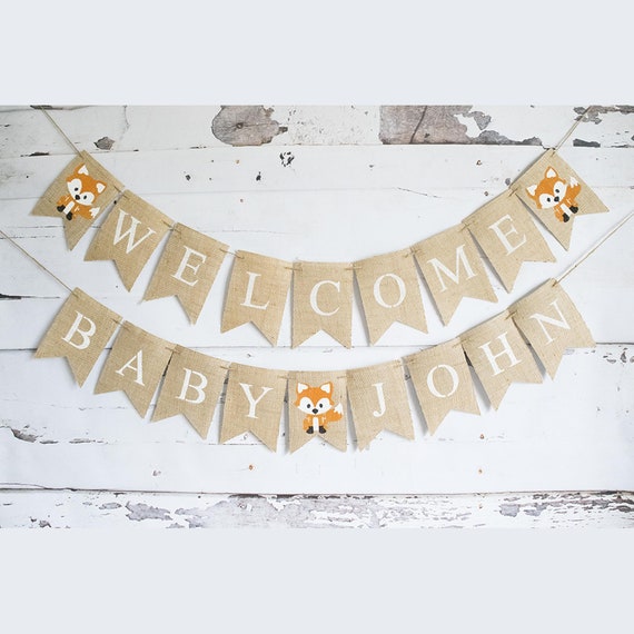 Boho Fox Birthday Decorations Banner Boho Woodland Foxes Party Supplies  Baby Shower Birthday Decorations for Forest Animals 