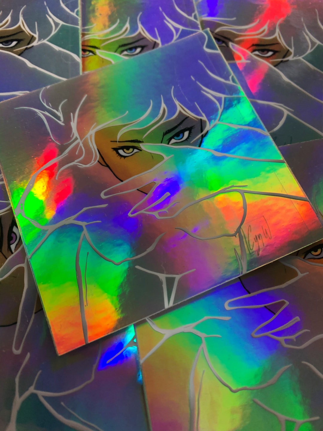 SALE: IMPERFECT - GITS 3” X 3” Holo Sticker - Etsy