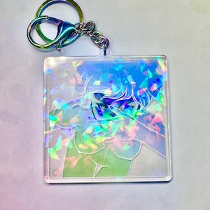 motoko - 3&quot; holo ghost in the shell keychain