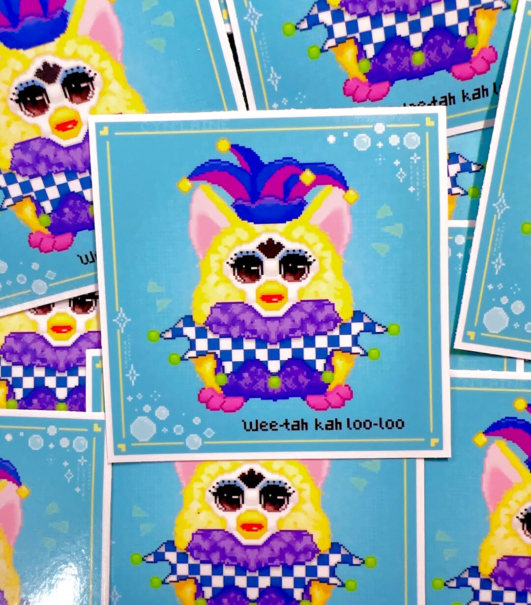 Jester Sticker JESTER - 3” Gloss Vinyl Sticker - Etsy