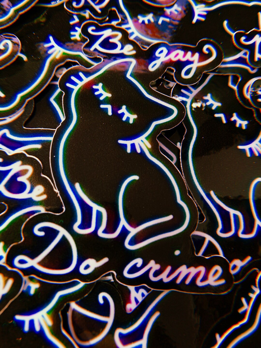Be Gay Do Crime - Gloss 3” Vinyl Sticker - Etsy