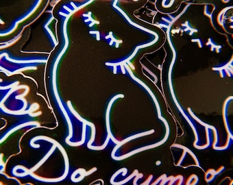 be gay do crime - gloss 3” vinyl sticker