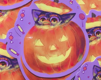 FURB-O-LANTERN - 3” gloss vinyl sticker