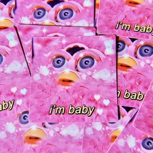 Ich bin Baby - 3 Zoll langer, matter Vinyl Aufkleber
