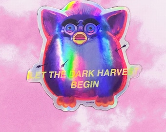 dark harvest - 3" holo vinyl sticker