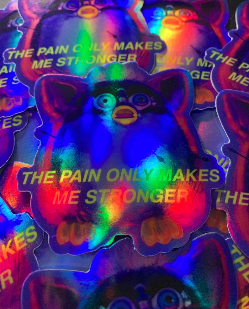 PAIN gloss vinyl sticker image 4