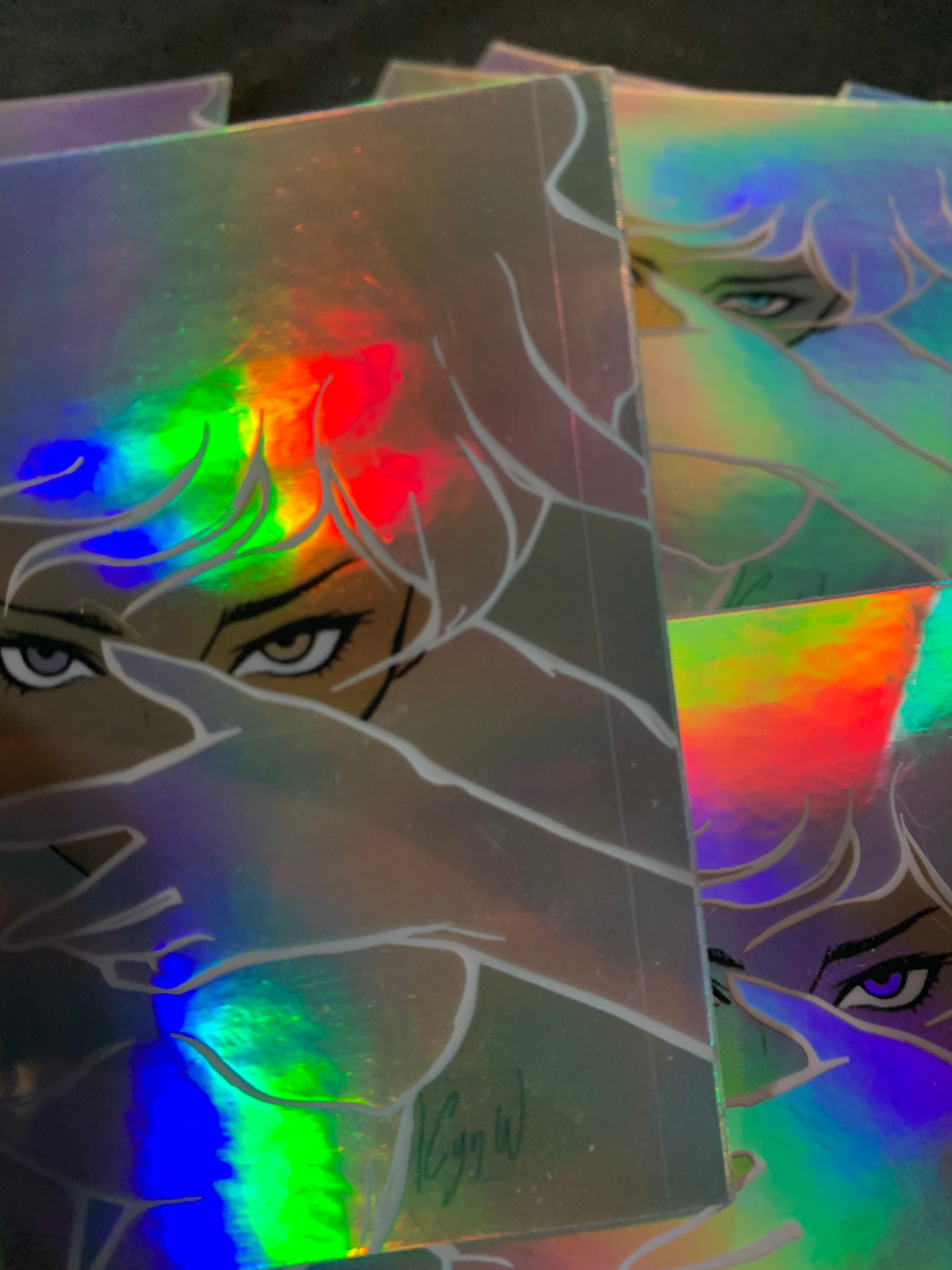 IMPERFECT GITS 3 X 3 Holo Sticker | Etsy