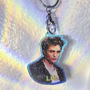 Lie - 3” twilight glitter acrylic keychain