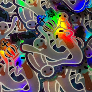 ホロ HOLLOW - 3” holographic vinyl sticker