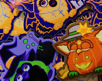HALLOWFURBY SERIES - vinyl stickers