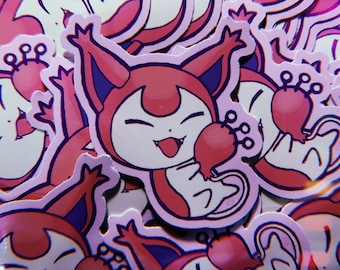 SKITTY - glossy vinyl sticker