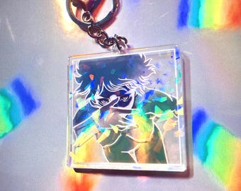 motoko - 2.5" holo ghost in the shell keychain