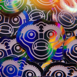 FURBY SCREAM - holo sticker
