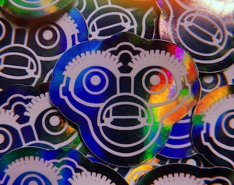 FURBY SCREAM - holo sticker