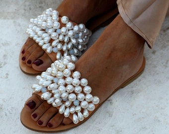 Sandals "Lady D." (handmade to order)