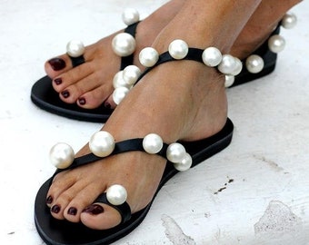 Sandals "Chantilly" (handmade to order)