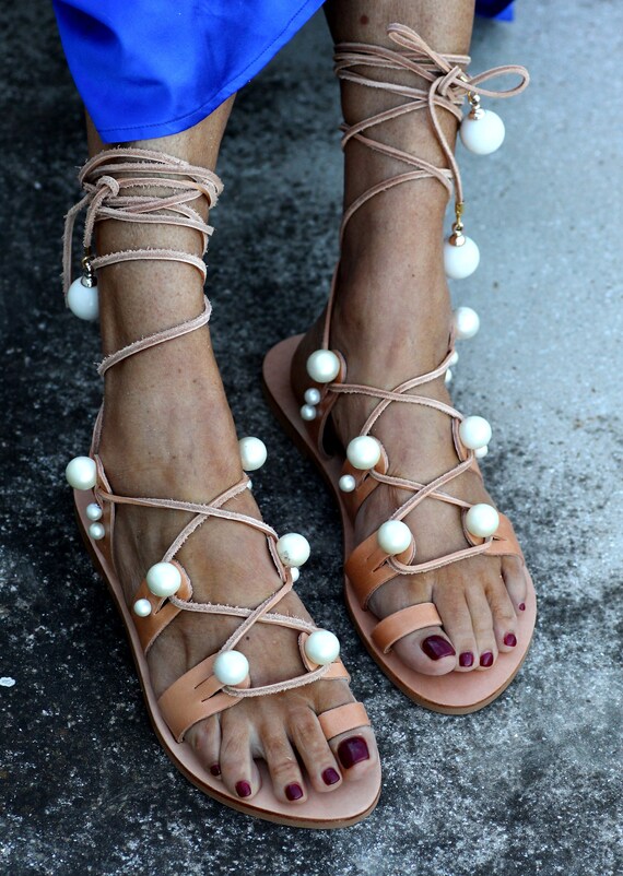 Sandalias Yoko Ono hechas a mano a pedido | Etsy México