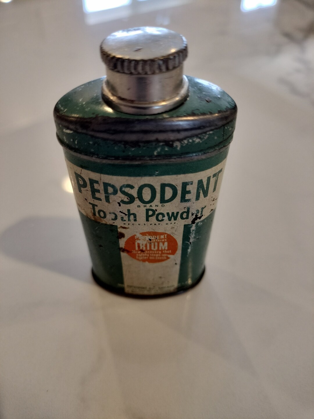 Vintage 1950's Pepsodent Tooth Powder Tin Etsy