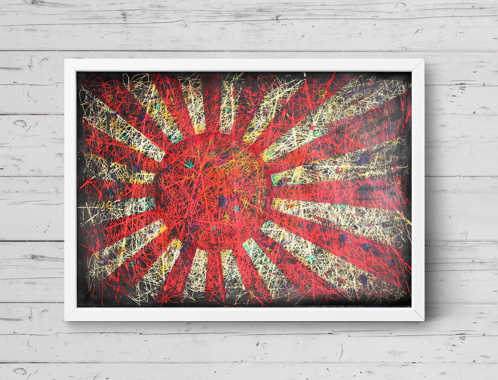 High Quality Japan Rising Sun Flag PRINT on Paper or CANVAS - Etsy