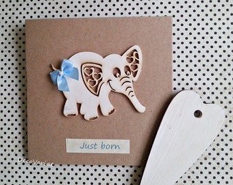 baby boy card, just born card