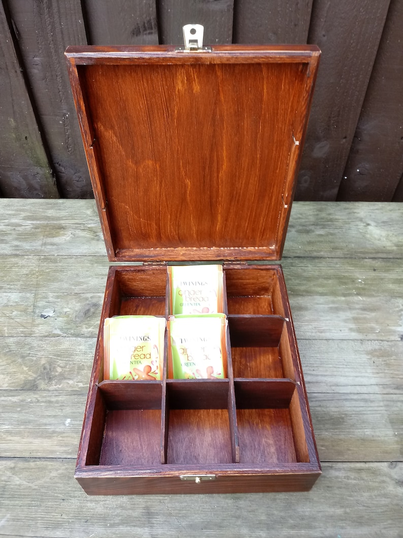 wood tea box organizer wood tea box organizer