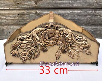 wooden basket shabby chic wooden basket rustic wooden basket large wooden basket