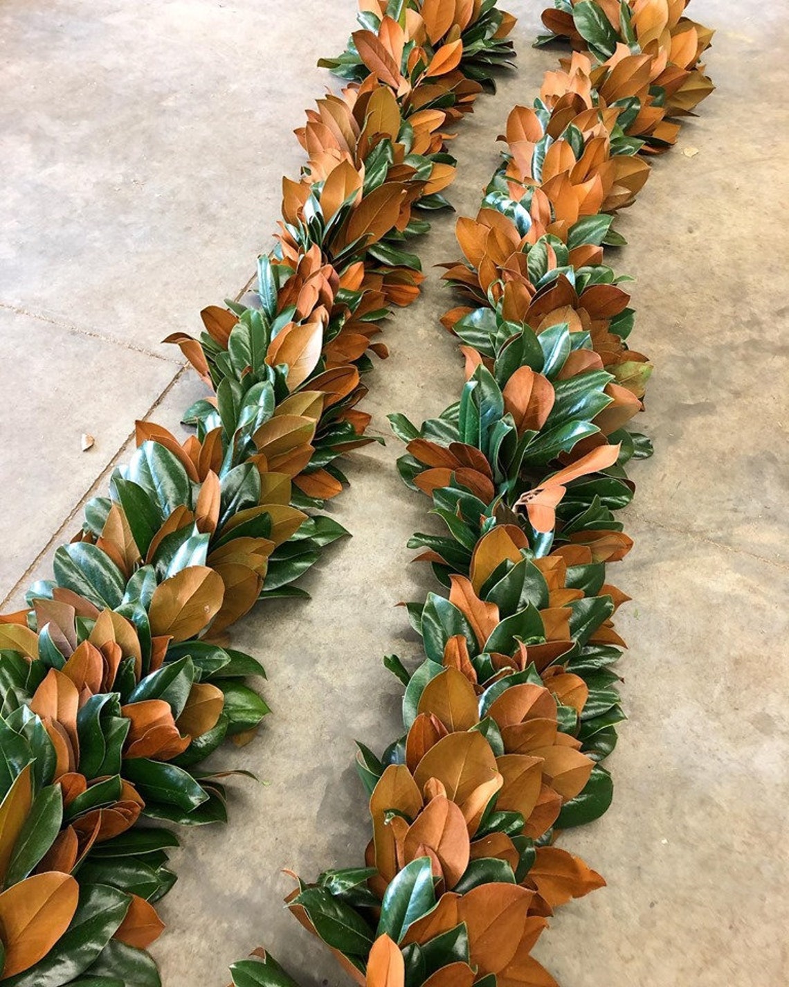 FRESH Magnolia Garland Etsy