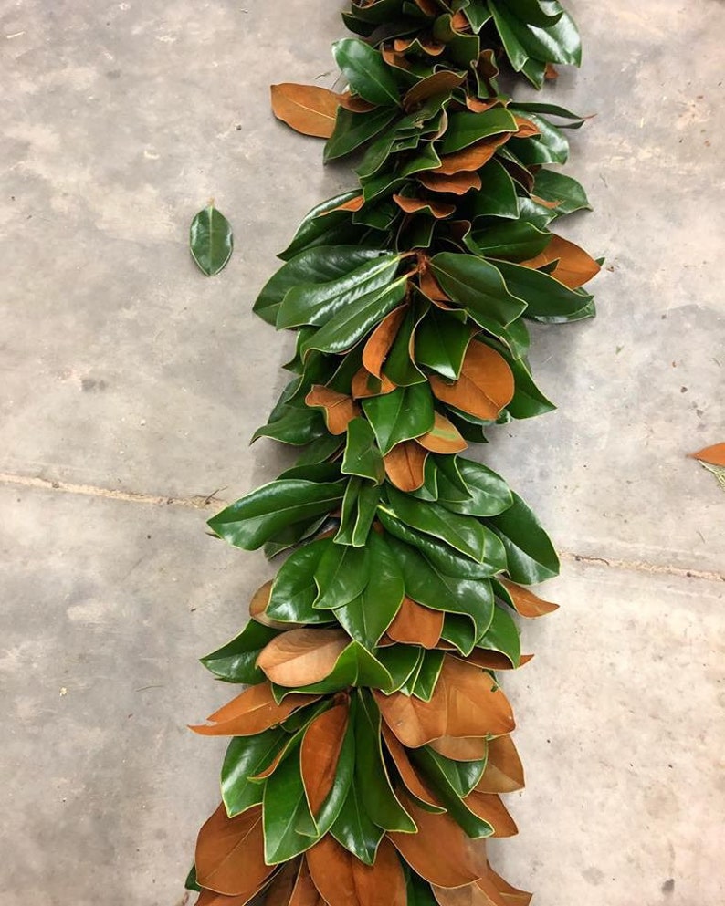 Fresh Magnolia Garland Etsy