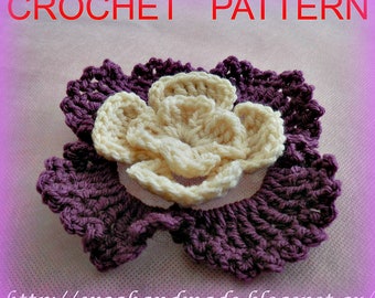 4 Petals Flower PDF PATTERN