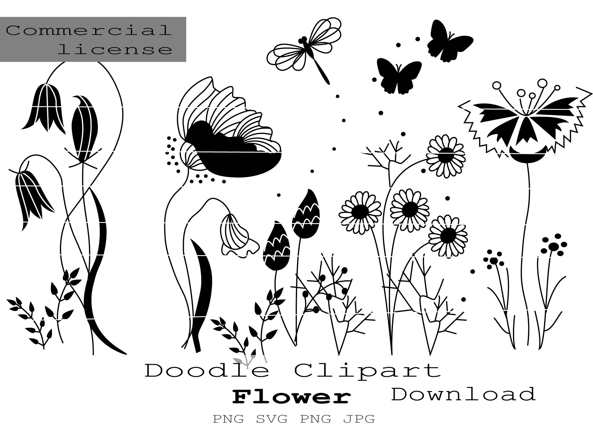 Free Free 222 Silhouette Flower Garden Svg SVG PNG EPS DXF File