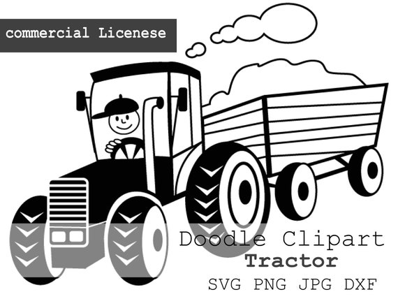 Download Free Farm Svg Tractor Svg Farm Tractor Svg Country Svg Doodle Etsy SVG Cut Files