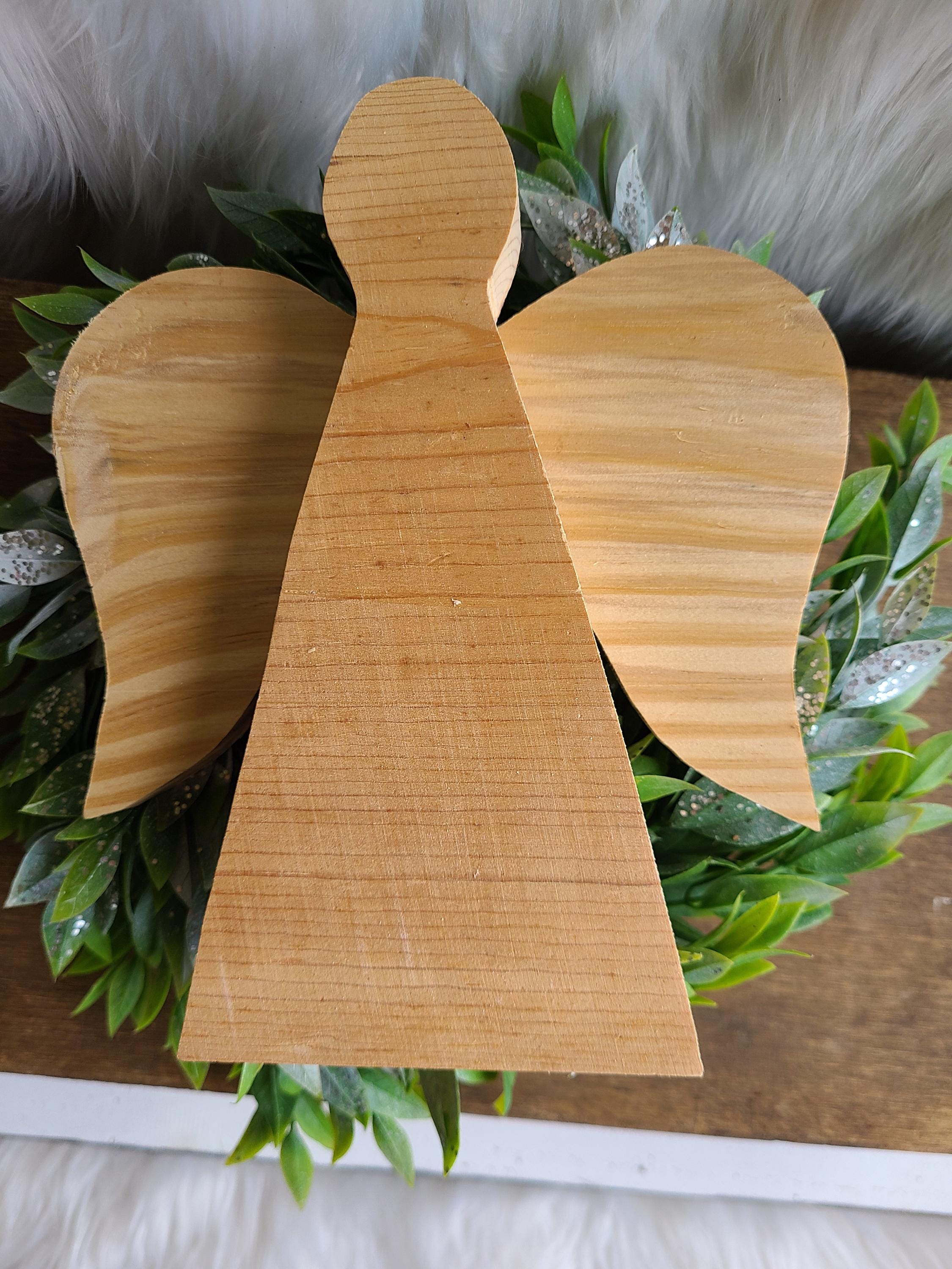 Painted Wood Angels - Etsy