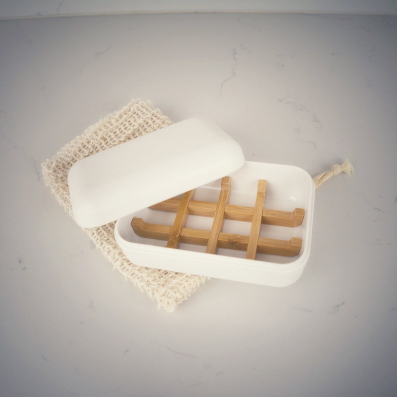 Ecofriendly Bamboo & Cornstarch Fibre Travel Soap Dish Etsy