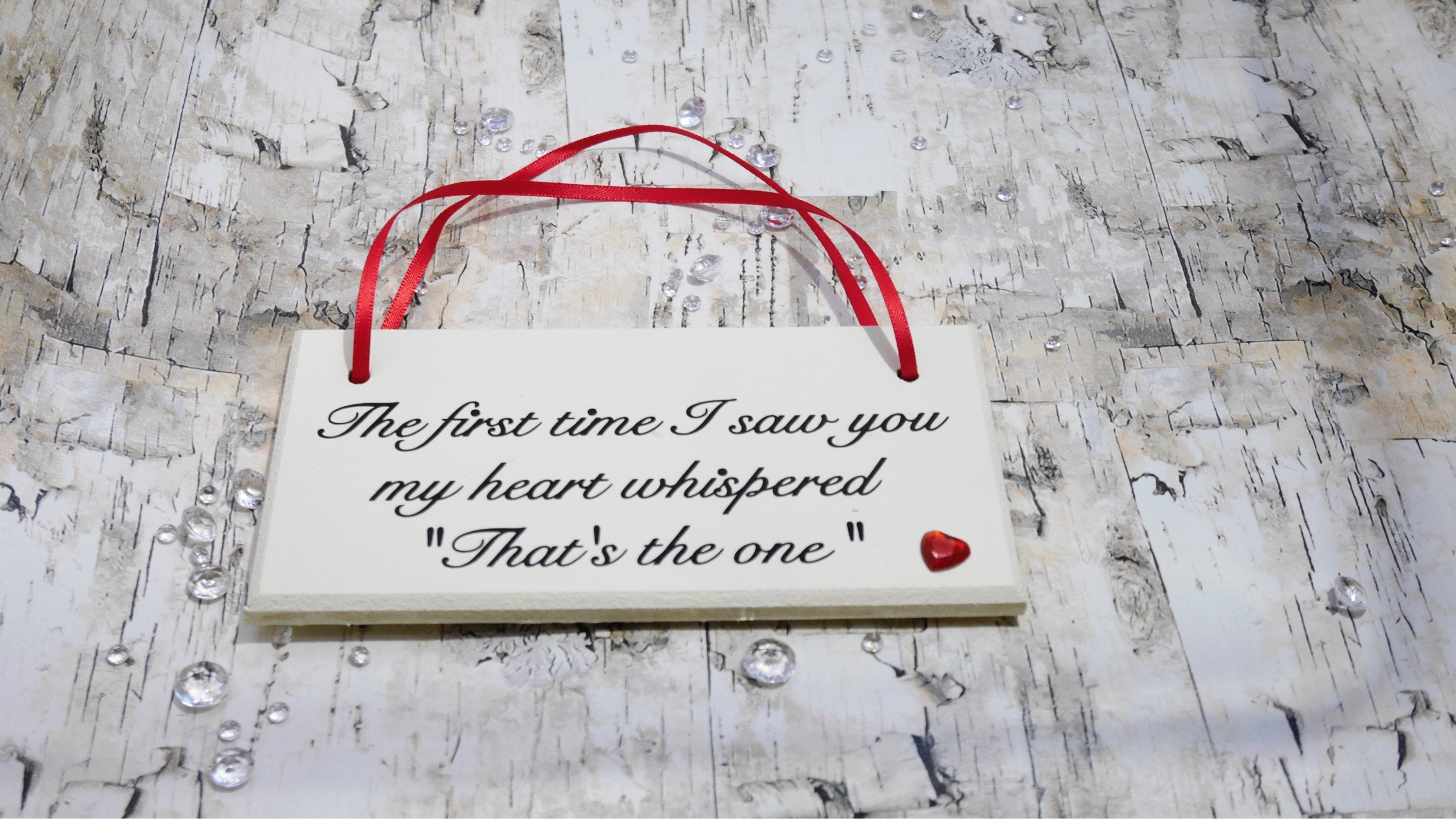 The First Time I Saw You My Heart Whispered That's the One, Love Quote ...