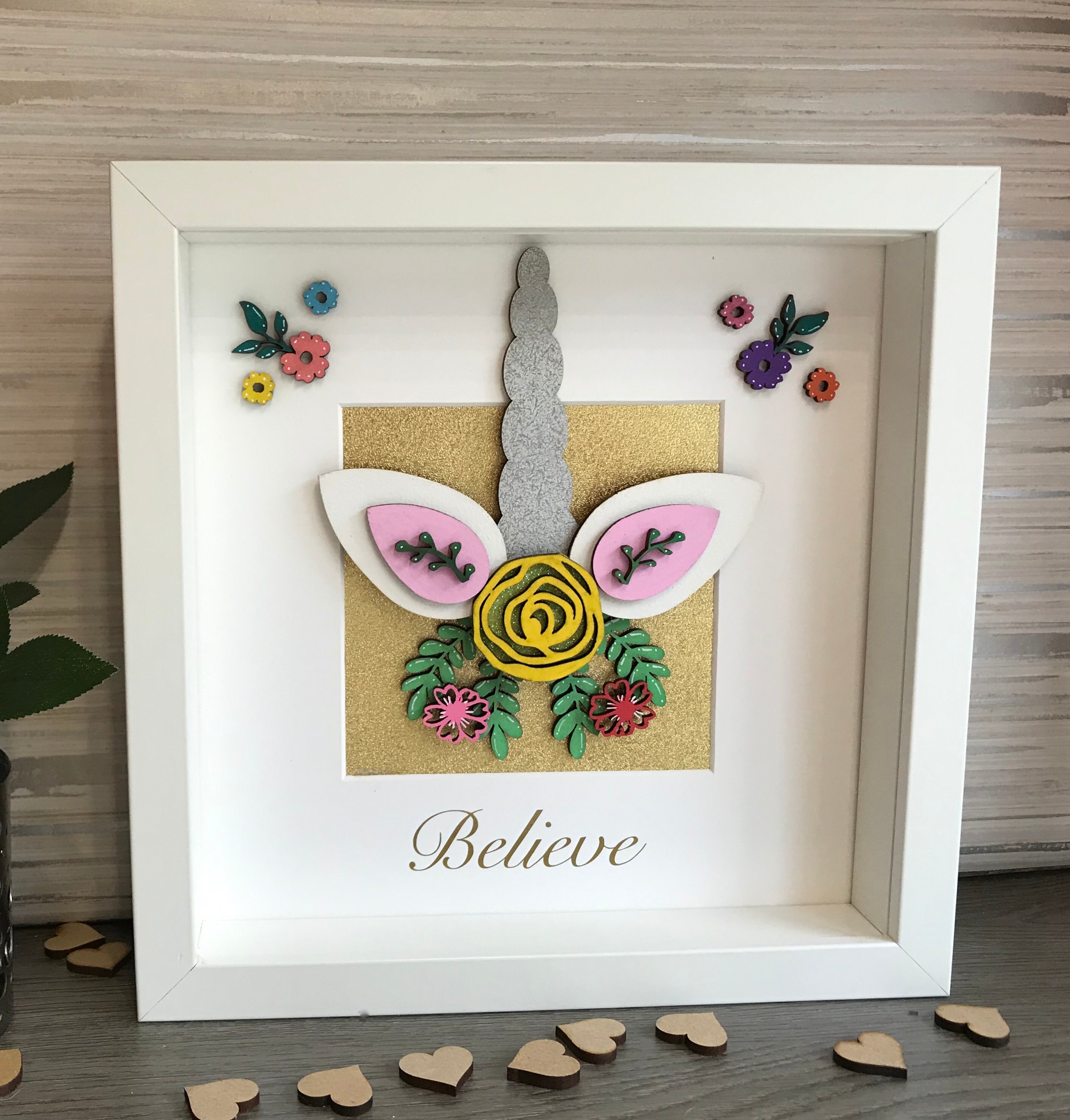 Unicorn frame, Nursery Decor, gifts for her, home decor
