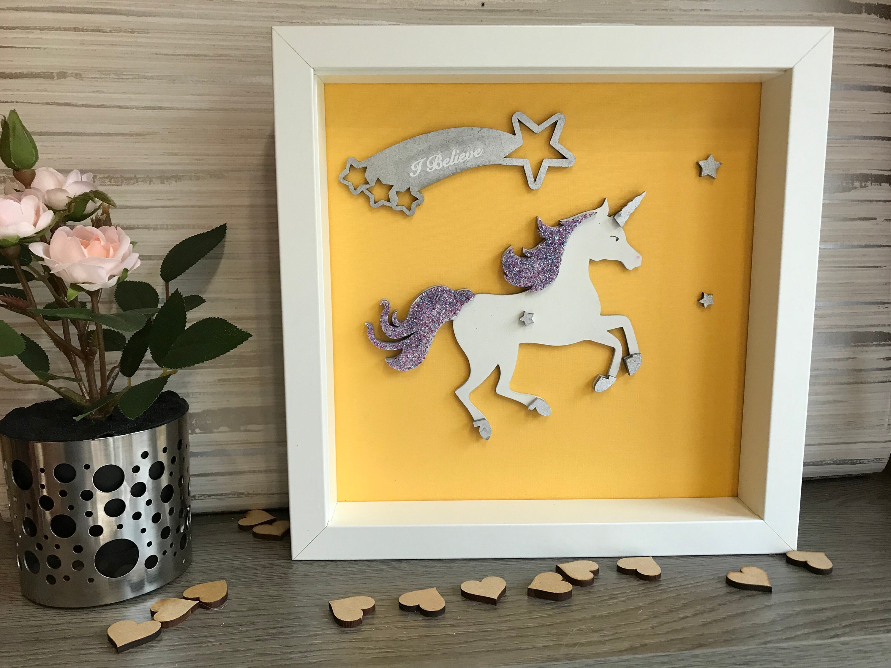Unicorn Frame Nursery Decor Gifts for Her Home Decor I Etsy