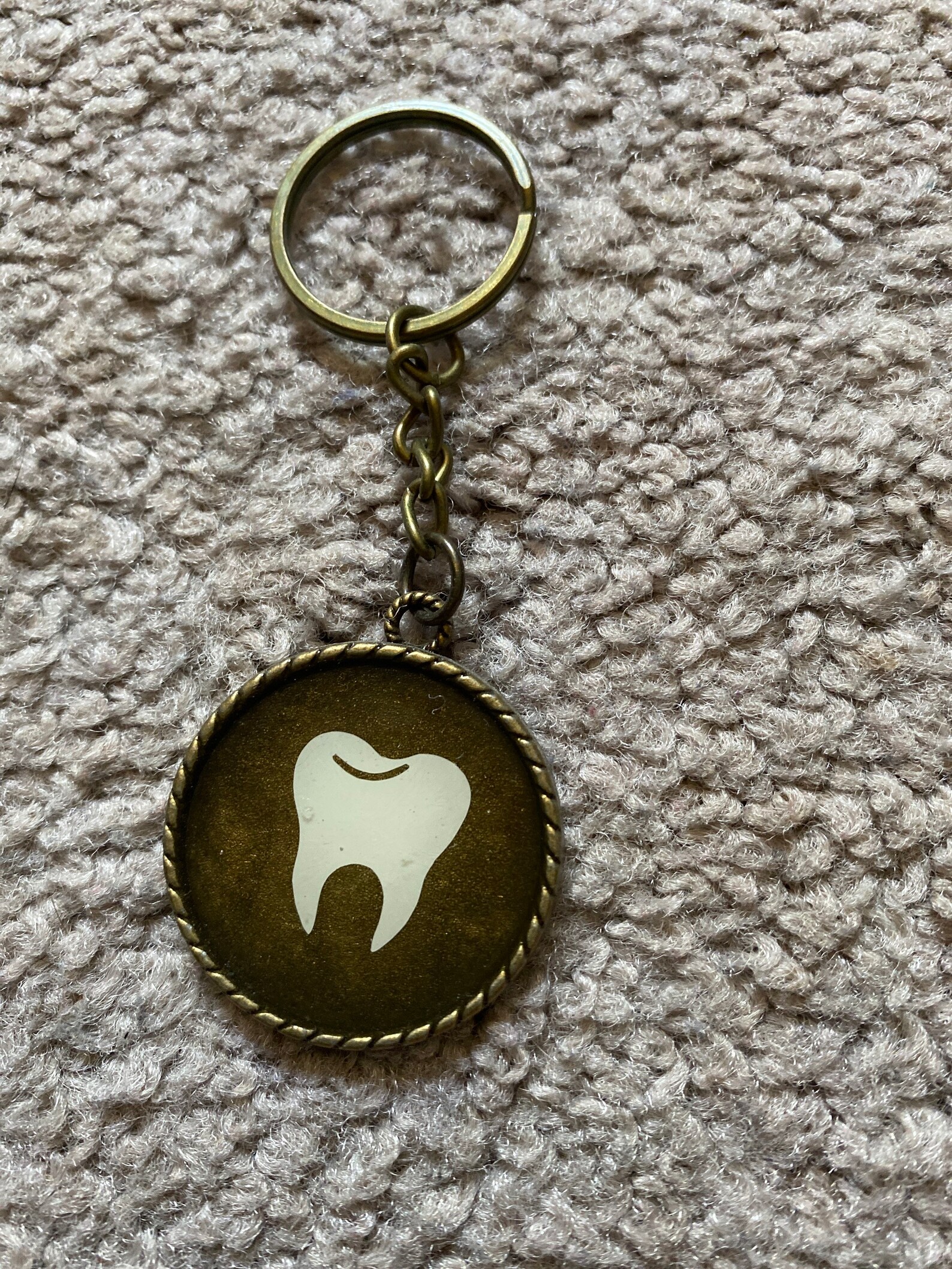Tooth keychain for Dentist dental Etsy