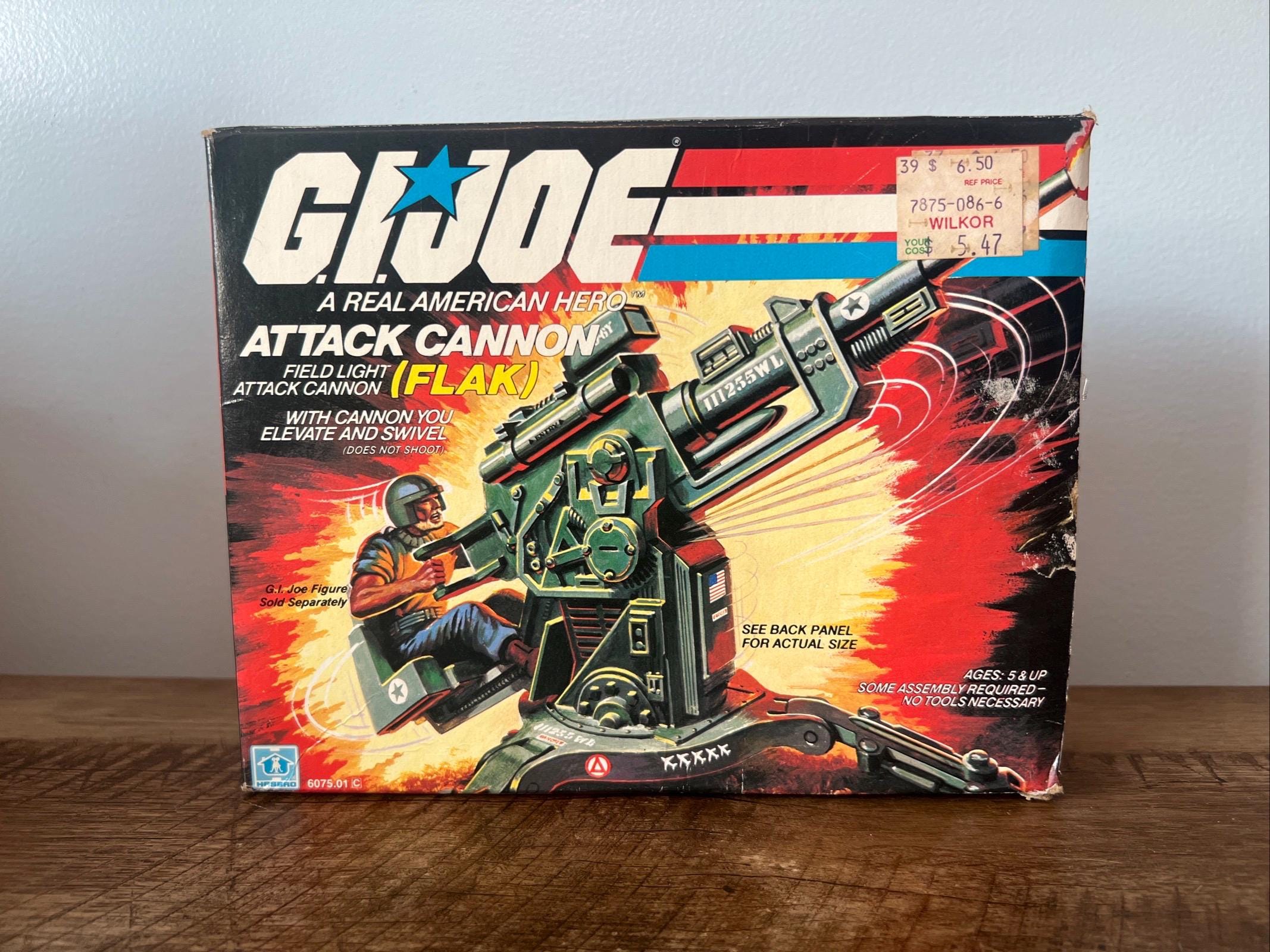 ビンテージ　GIJOE アメリカ製 元箱付き Wooden Toy Chest GI Joe 1983 Hasbro Vintage Toy Box American Toy