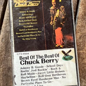 1978 The Best of The Best Chuck Berry  -  Original Cassette Tape - Gusto Records  - Retro Cassette Tape - Rock & Roll - Blues