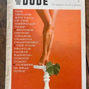 Vintage The DUDE Magazine November 1961: Rare 1960s Collectible Men’s Magazine