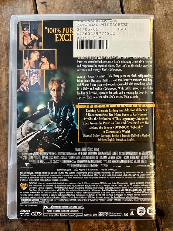 Catwoman ( DVD 2004 ) Starring - Halle Berry, Sharon Stone